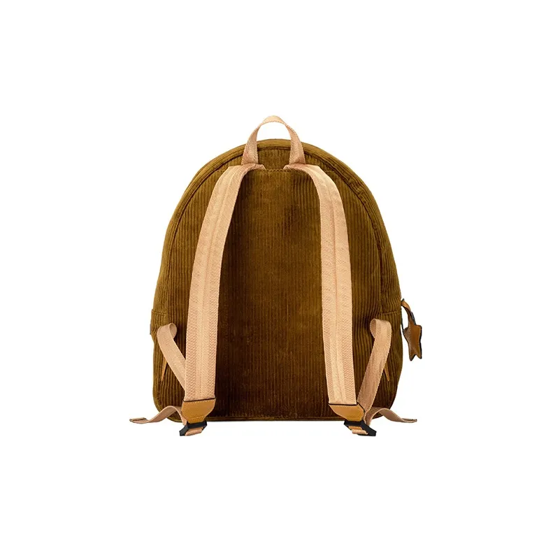 GUCCI Corduroy Kids' Backpacks Kids' Dark Olive Green-3