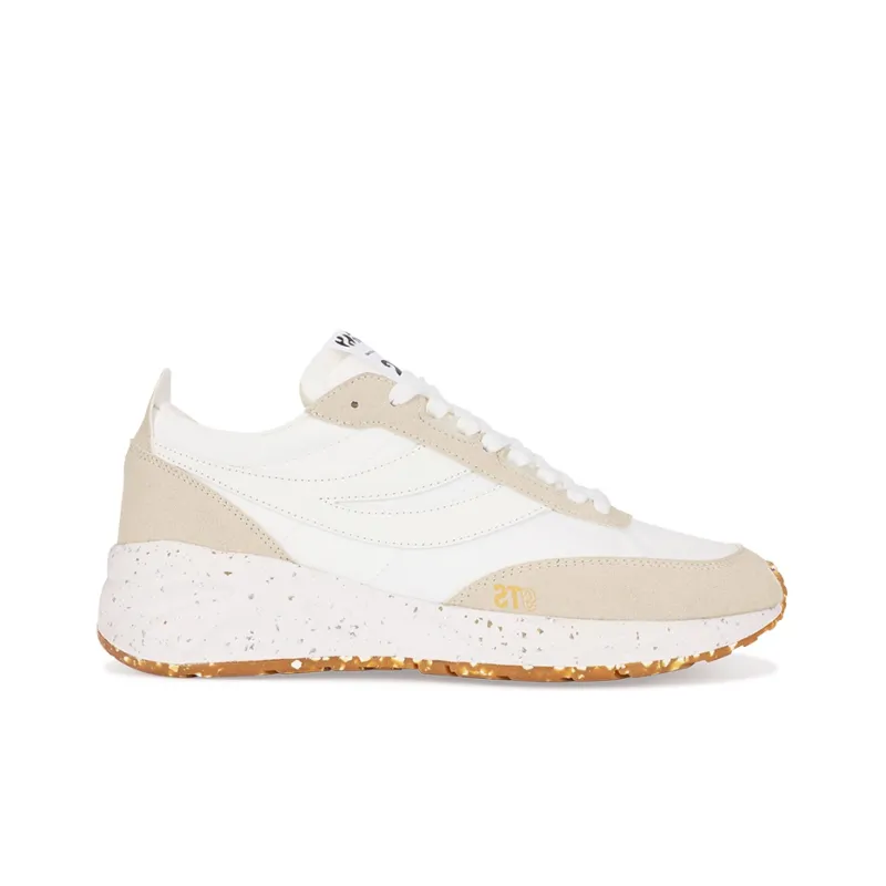 SUPERGA Casual Shoes Unisex Low-Top White/Camel-1