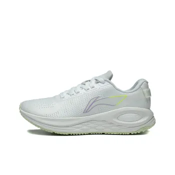 LiNing Furious Rider 6.0 Essential Cushioning Anti Slip And Wear Resistant Rebound Low Top Running Shoes Women's White