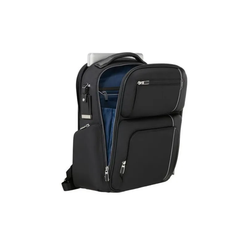 TUMI Arrivé Leather Detail Laptop Backpack Men's Black-2