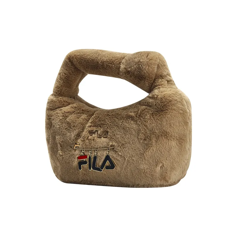 FILA Fabric Shoulder Bag Handbag Shoulder Bag Women's Light Brown-1
