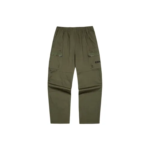 Erke Casual Pants Men's Pine Crow Green
