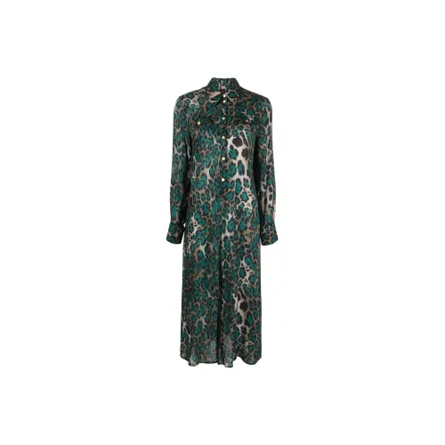 PINKO Long-Sleeved Dresses Women's Dark Green