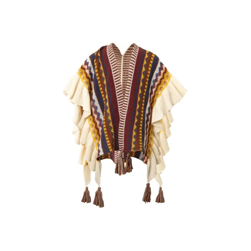 BAIJUAN Shawls Women's-5
