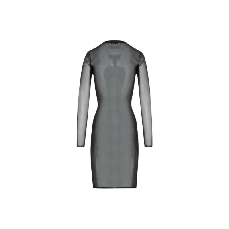 Alaia SS22 Long Sleeved Dress Women's Black-1