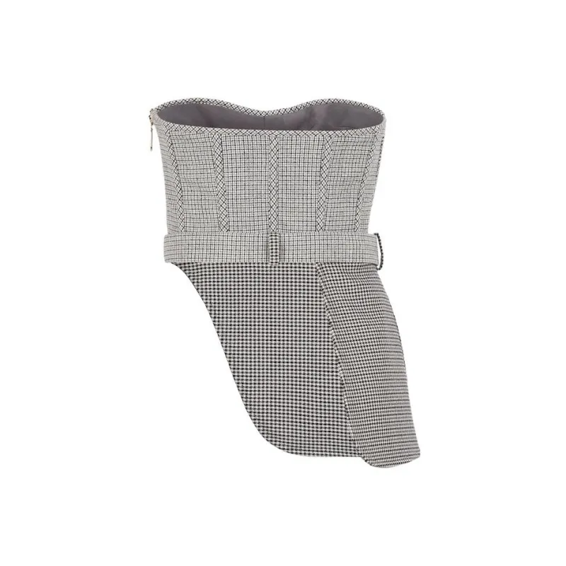 FENDI Sleeveless Dresses Women's Gray-1