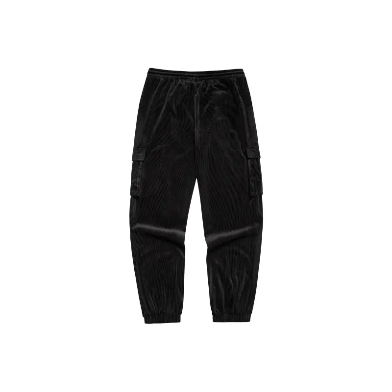 Erke Casual Pants Women's Jet Black-1
