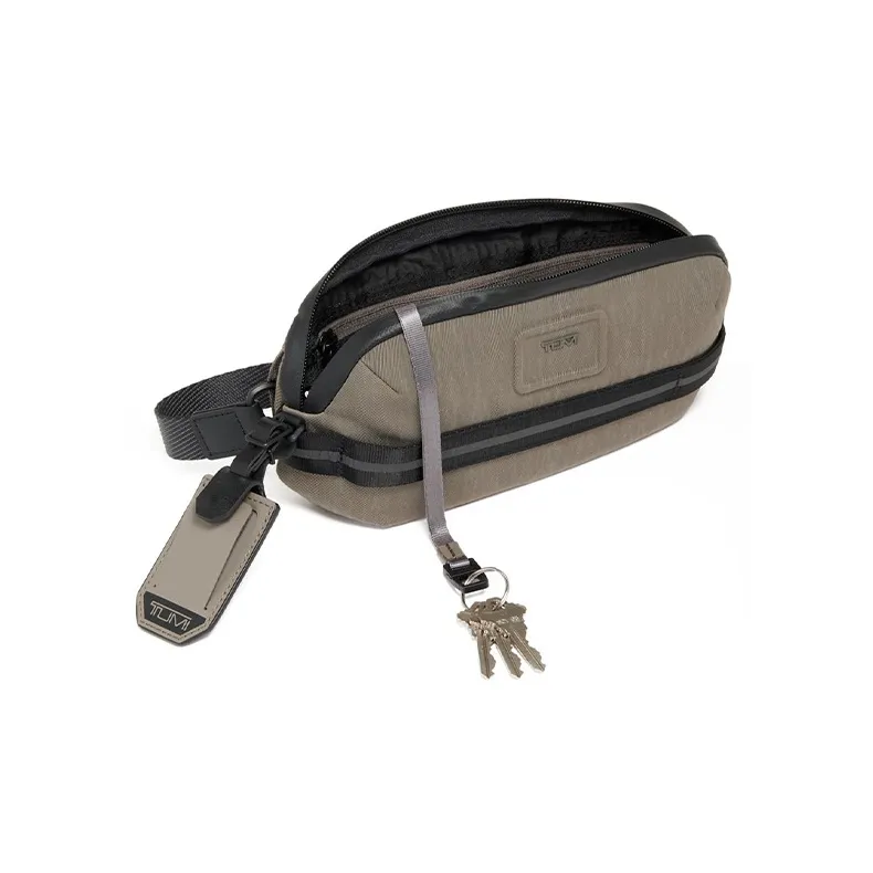 TUMI Alpha Bravo Nylon Fanny Pack Regular Unisex Sand-2