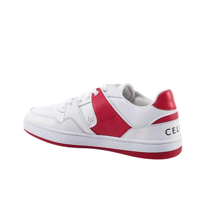 CELINE Low Top Stylish Skateboarding Shoes White-3