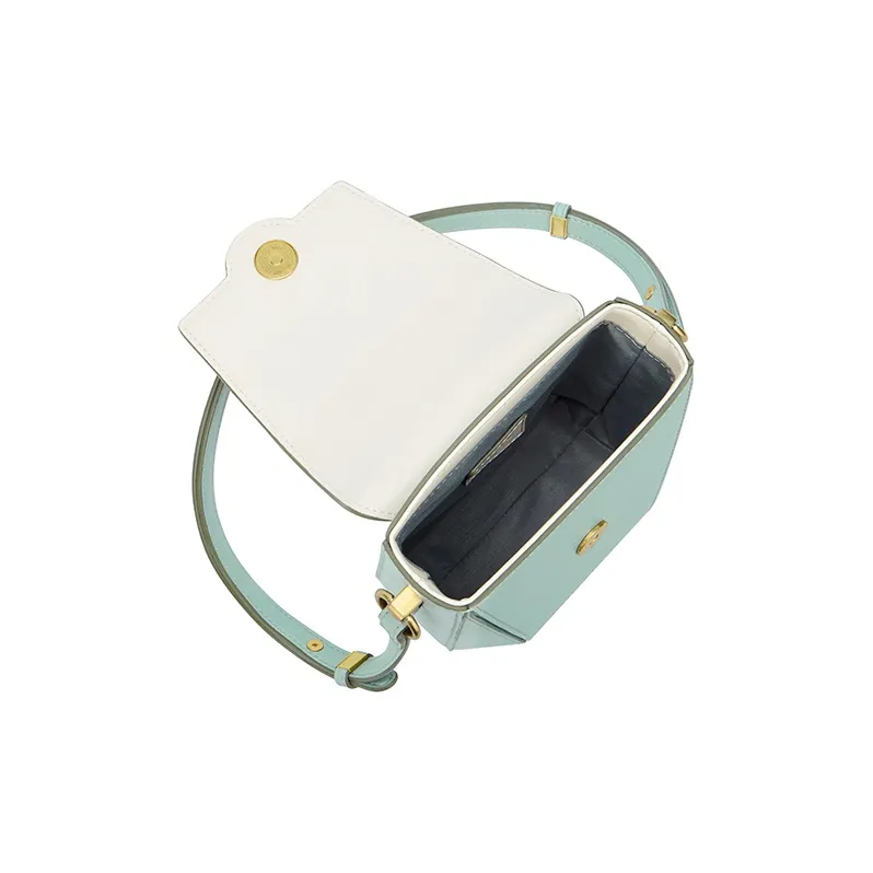 Gong Xuan Cow Leather Cell Phone Pouch, Shoulder Bag, Crossbody Bag Trumpets Women's Clear And Verdant Crown-4