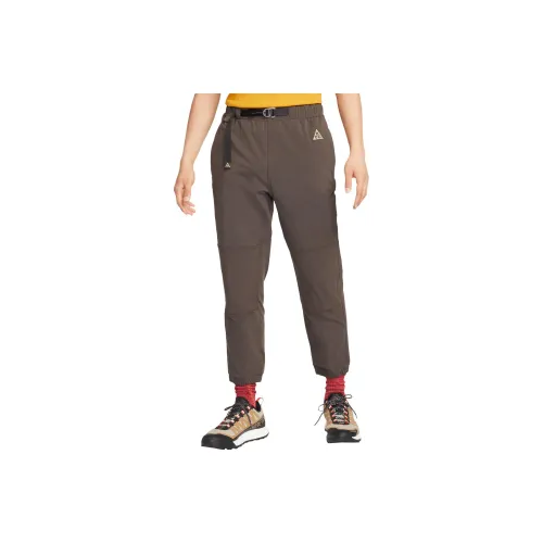 Nike Knitted Sweatpants Men Brown