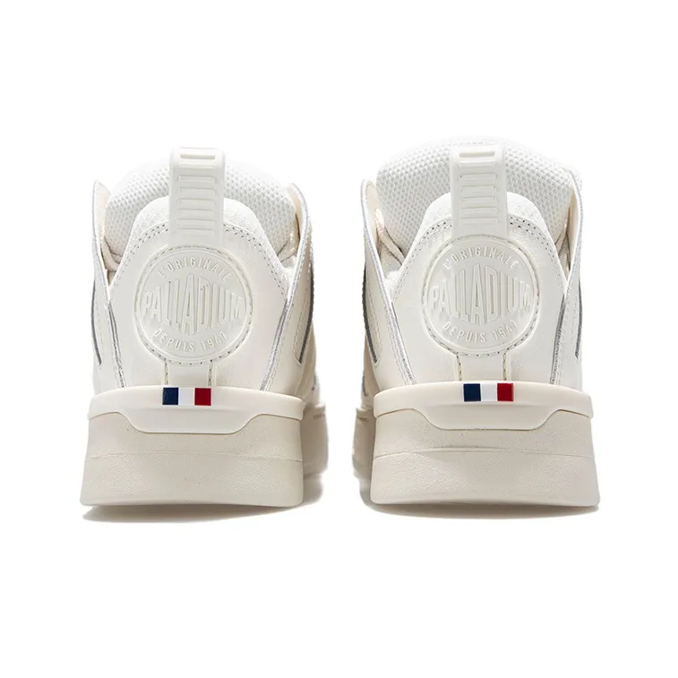 Palladium Pallablast Skate Anti Slip Wear Resistant Breathable Coverage Low Top Casual Shoes Men's White-4