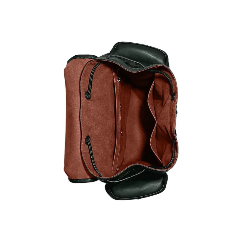 COACH Hitch Cow Leather With Textile Backpack Men's Army Green-2