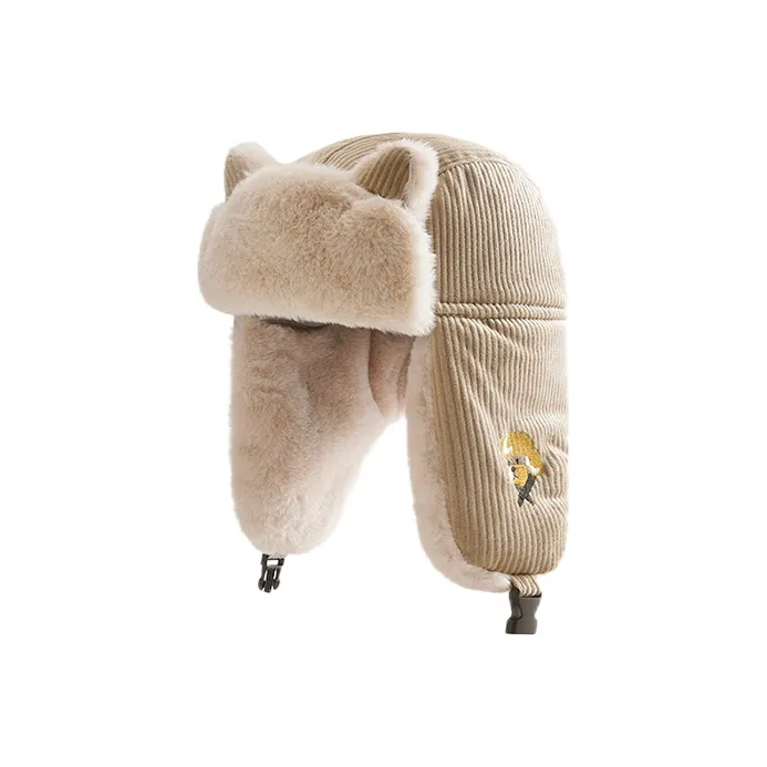 FREE RABBITⅡ Corduroy Trapper Hats Women's-1