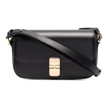 A.P.C Grace Calfskin Crossbody Bag Shoulder Bag Women's Black