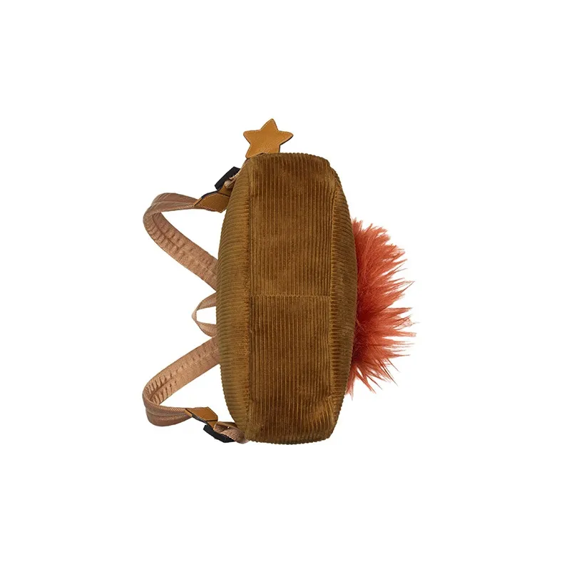 GUCCI Corduroy Kids' Backpacks Kids' Dark Olive Green-4