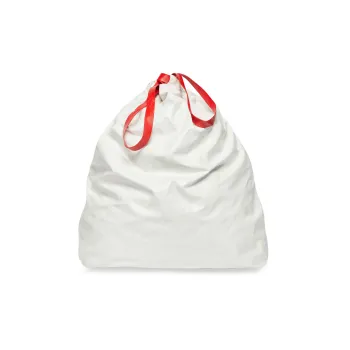 Balenciaga Trash Bag Large Pouch White/Red