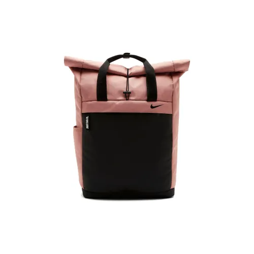 Nike Polyester Backpack Regular Women's Pink Black