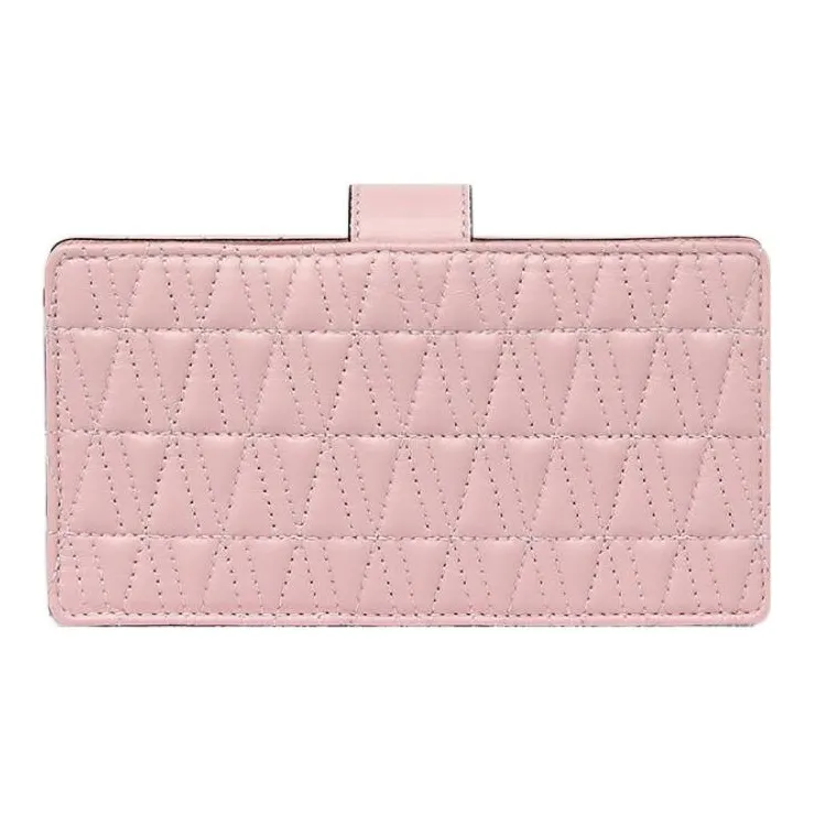 VERSACE Virtus Leather Clutch Women's Pink-1