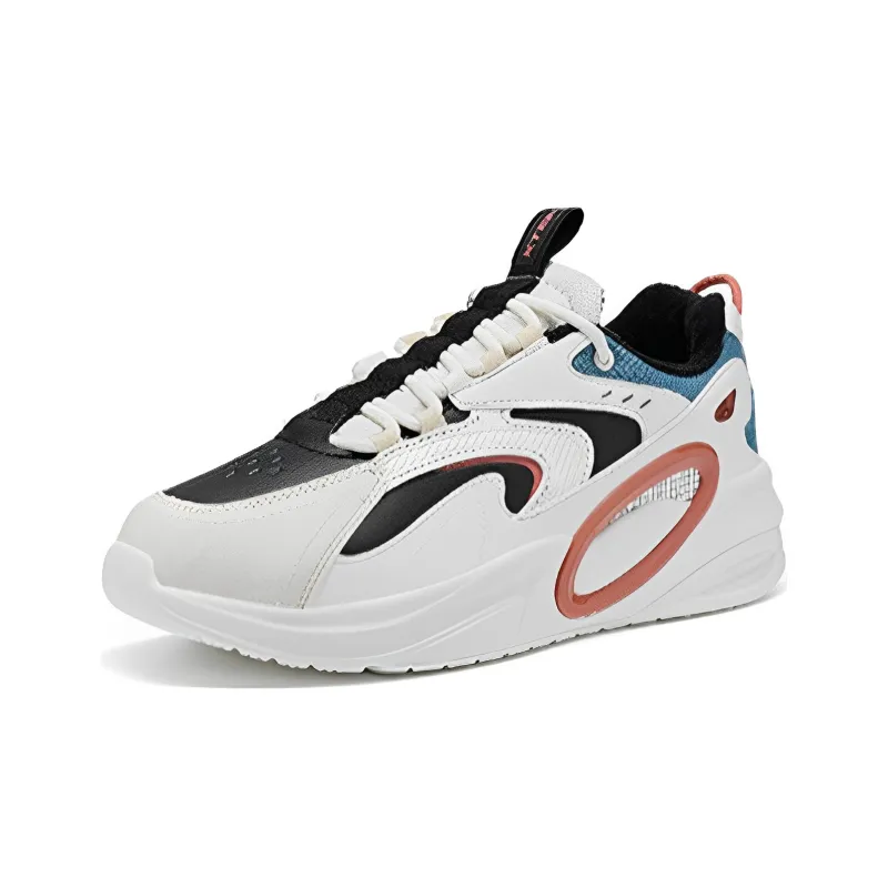 XTEP Casual Shoes Men Low Top Black/White/Blue-1