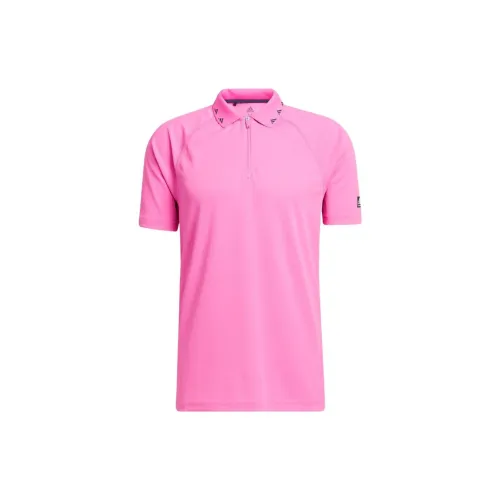 Adidas Polo Shirts Men Pink