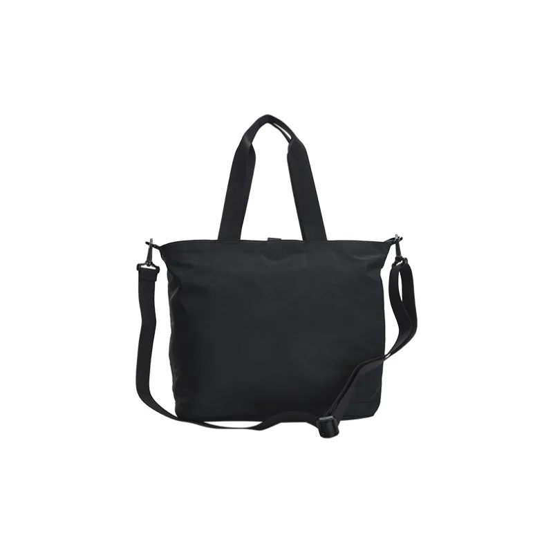 FILA Athletics Fabric Shoulder Bag, Handbag Large Size Unisex Pitch Black-2