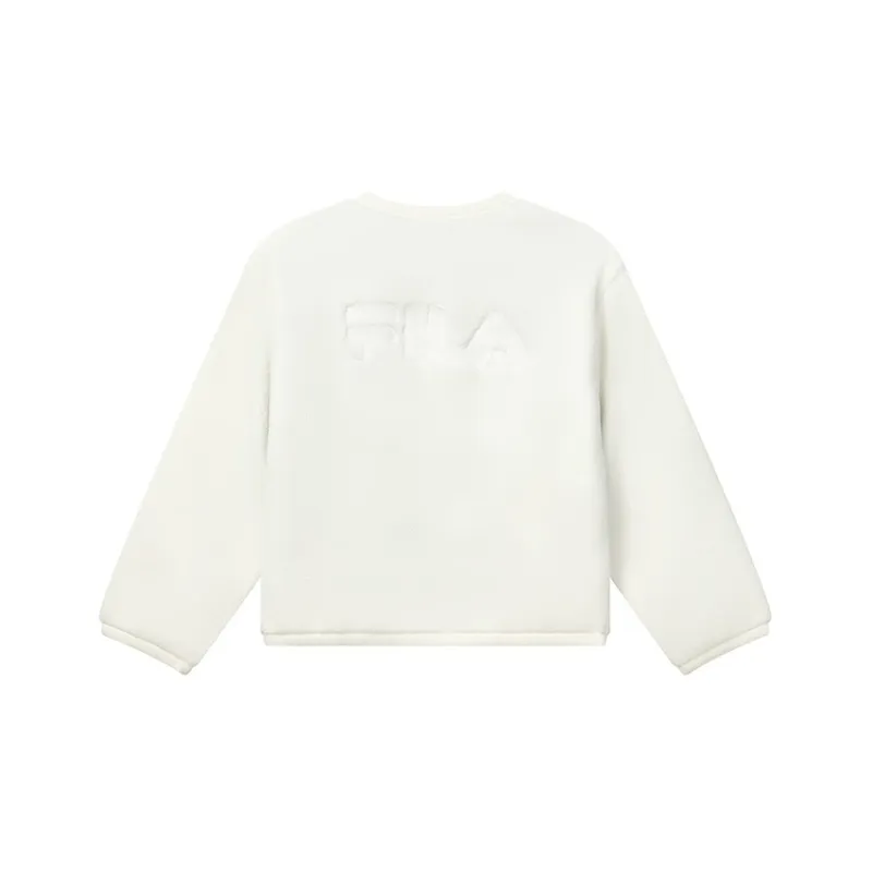 FILA Velvet Jackets Women's Cloud White-1