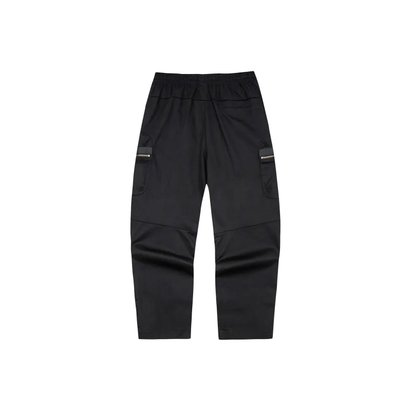 Erke Casual Pants Men's Jet Black-1