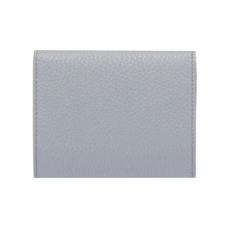 MIU MIU Matelassé Leather Wallet Women's Blue-1