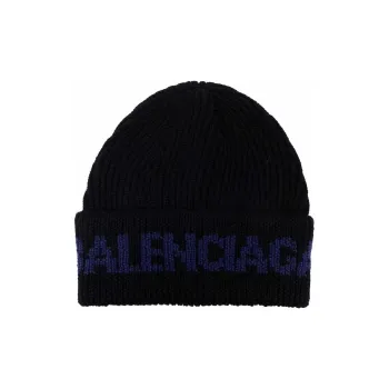Balenciaga Intarsia-logo Beanie