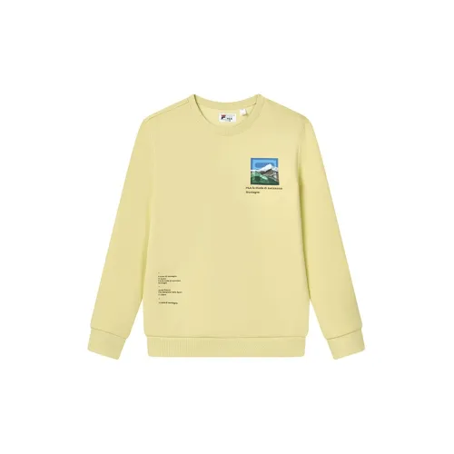 FILA Sweatshirts Men Stone Earth Yellow