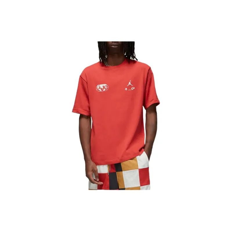 Jordan T Shirts Men Clay Red-0