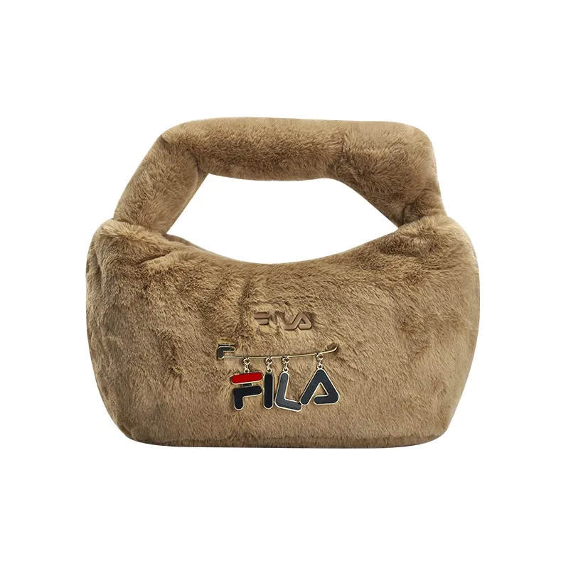 FILA Fabric Shoulder Bag Handbag Shoulder Bag Women's Light Brown-0