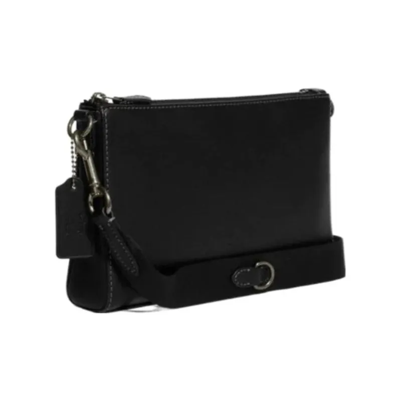 COACH Disney Collaboration Holden Cow Leather Combo Bag Shoulder Bag Crossbody Bag Medium Size Women's Black-1