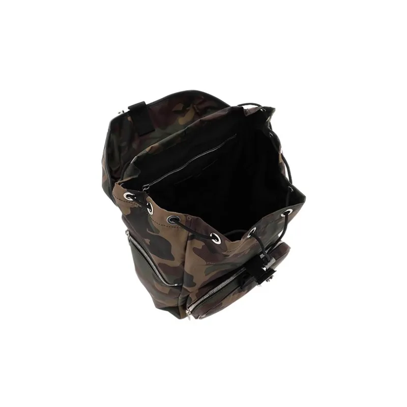 OFF WHITE Arrow Tuc Backpack Camouflage Multicolor-6