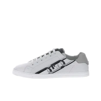 FENDI Low Top Stylish Skateboarding Shoes Men's White