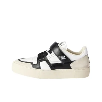AMIPARIS Low Top Stylish Skateboarding Shoes Unisex Black White