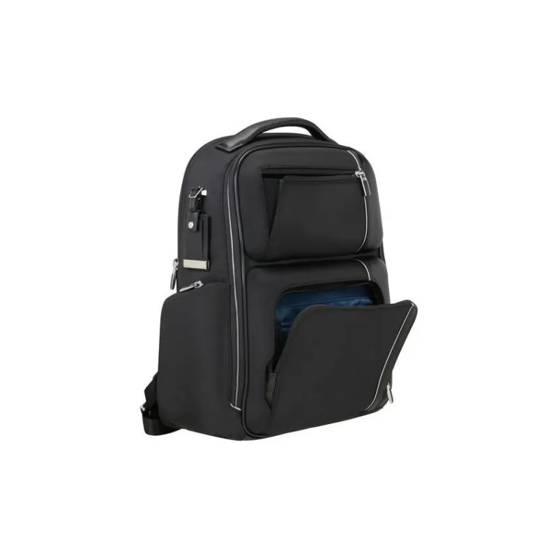 TUMI Arrivé Leather Detail Laptop Backpack Men's Black-1
