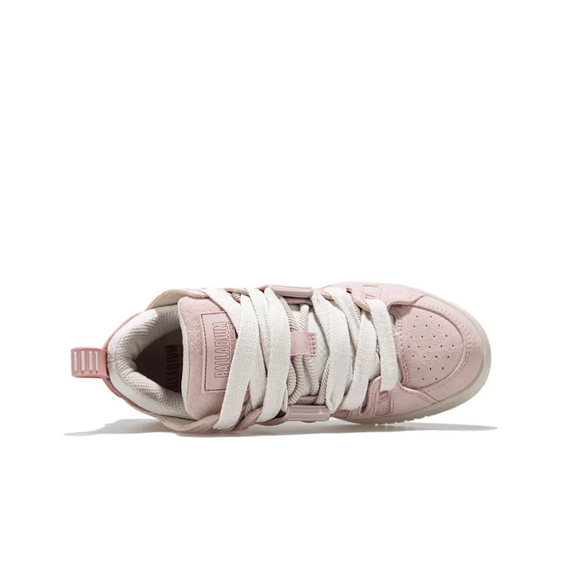 Palladium Pallablast Skate Anti Slip Wear Resistant Low Top Skateboard Shoes Women's Pink-4