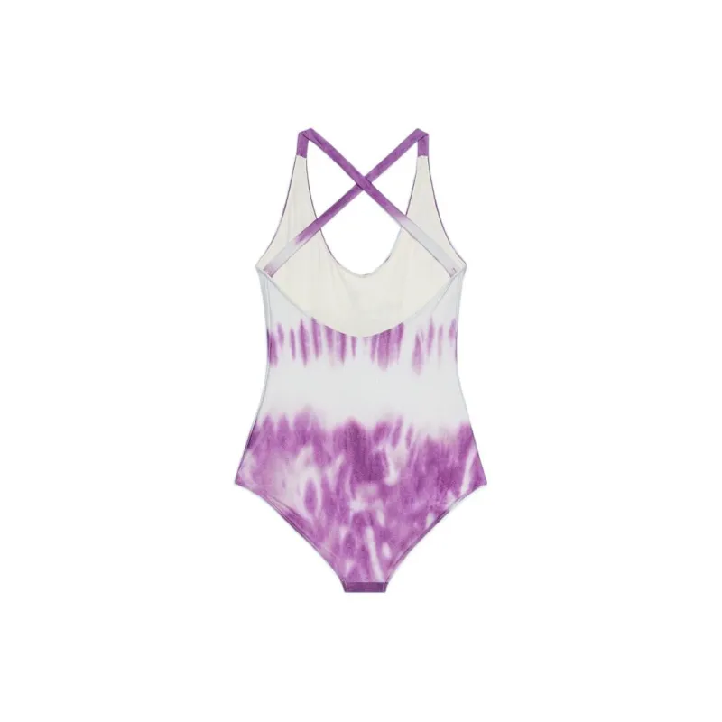 GUCCI Tie-dye Lycra Bodysuit Purple-1
