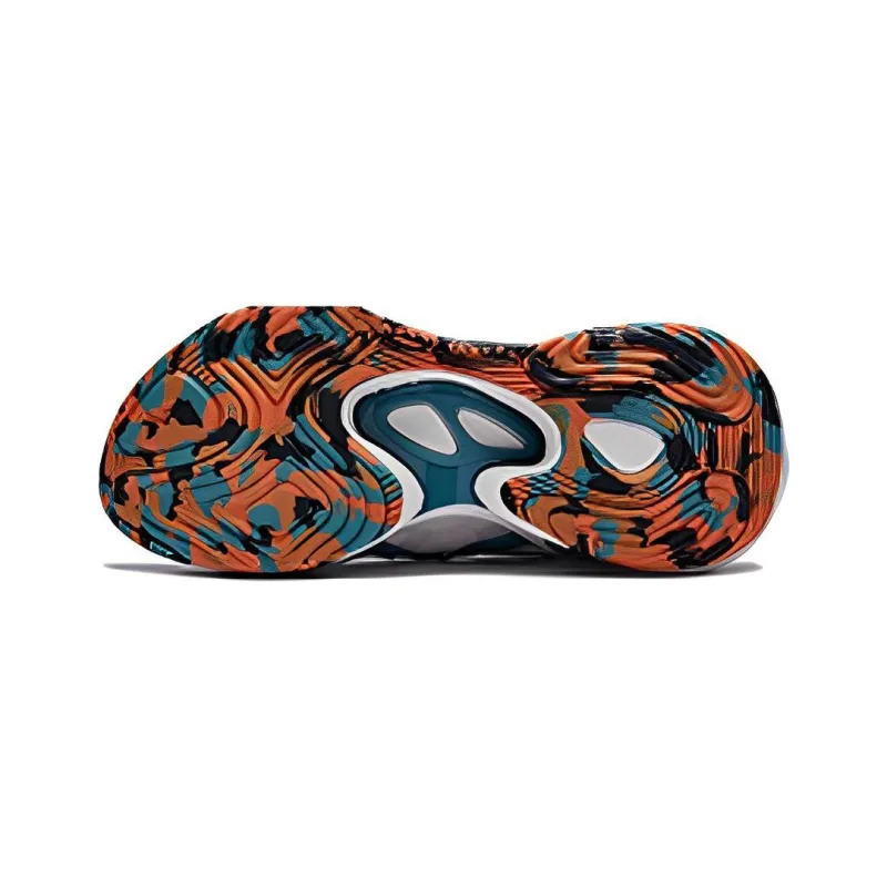 361° Vortex Cushioning Anti-Slip And Wear-Resistant Low-Top Running Shoes Men's White Cyan-3