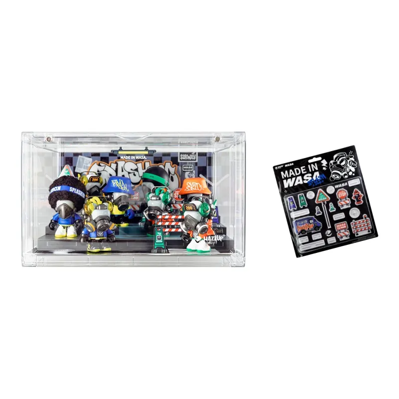 WAZZUPfamily WASA Storage Box, Graffiti Street Model Accessories-4