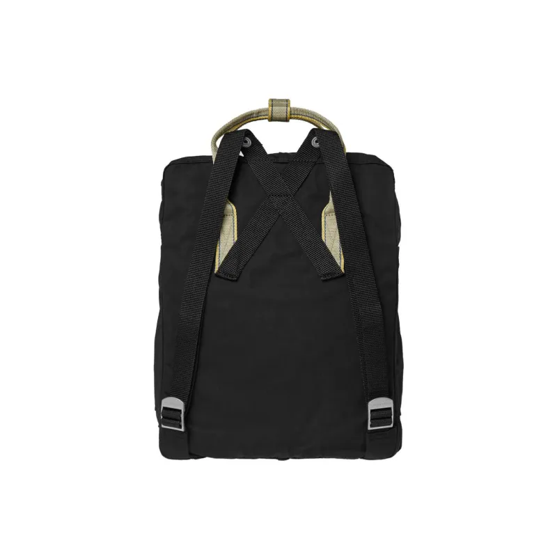 Fjallraven Kanken Recycled Polyester/Organic Cotton Backpack Regular Unisex Black-2