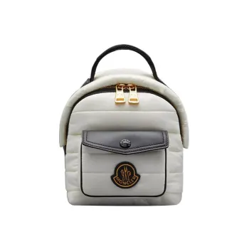 Moncler Nylon Backpack Mini Women's White