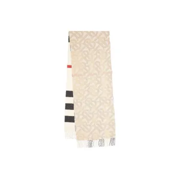 Burberry Monogram pattern Cashmere Scarf