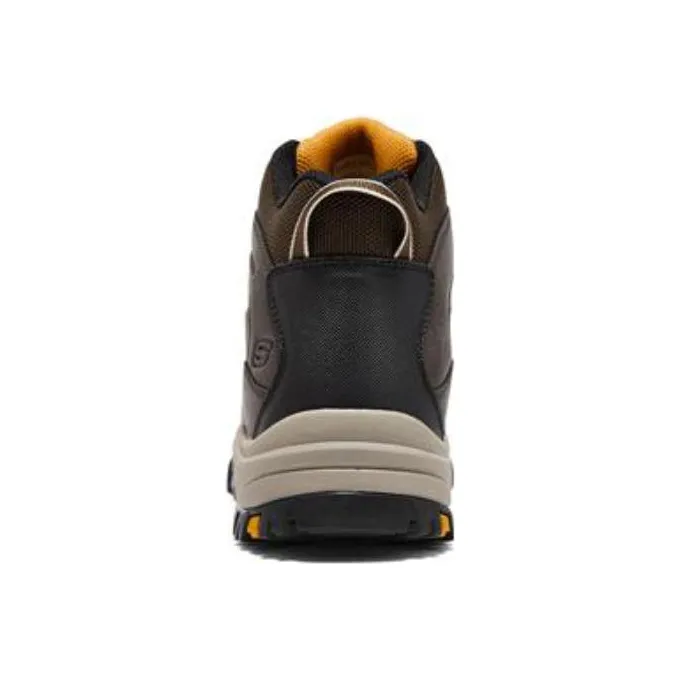 Skechers Relment Cushioning Anti Slip And Wear Resistant High Top Outdoor Shoes Men's Chocolate-3