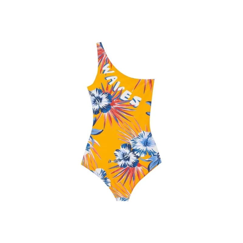 GUCCI SS21 One-piece Swimsuit Women's Yellow-1