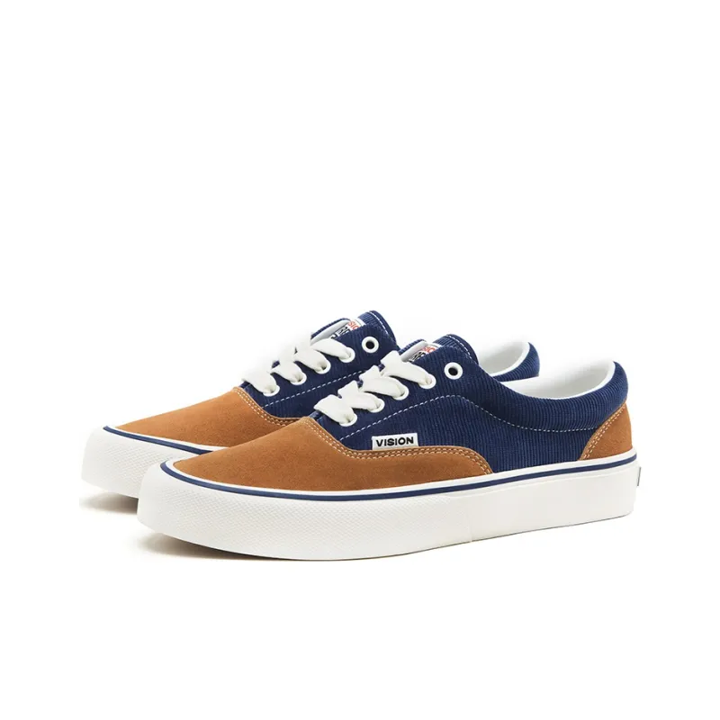 Vision Street Wear Trainers Plus Low Top Skateboard Shoes Unisex Navy Blue-2