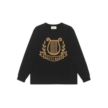 GUCCI Oversized T shirt With Lyre Pach