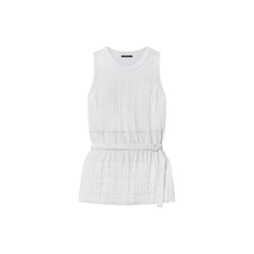 LOUIS VUITTON New Quarterly Products Of LV Tank Tops Women's White